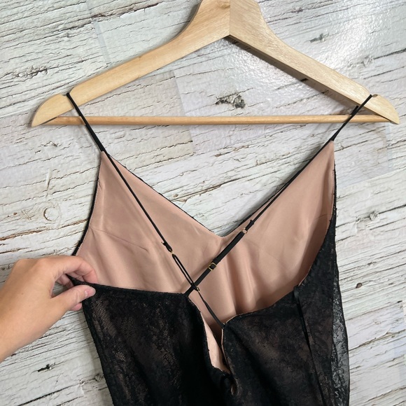 Stylestalker black lace midi dress size large - Picture 5 of 9